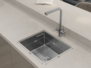 Мойка кухонная GranFest METAL 5344 нерж нержавеющая сталь